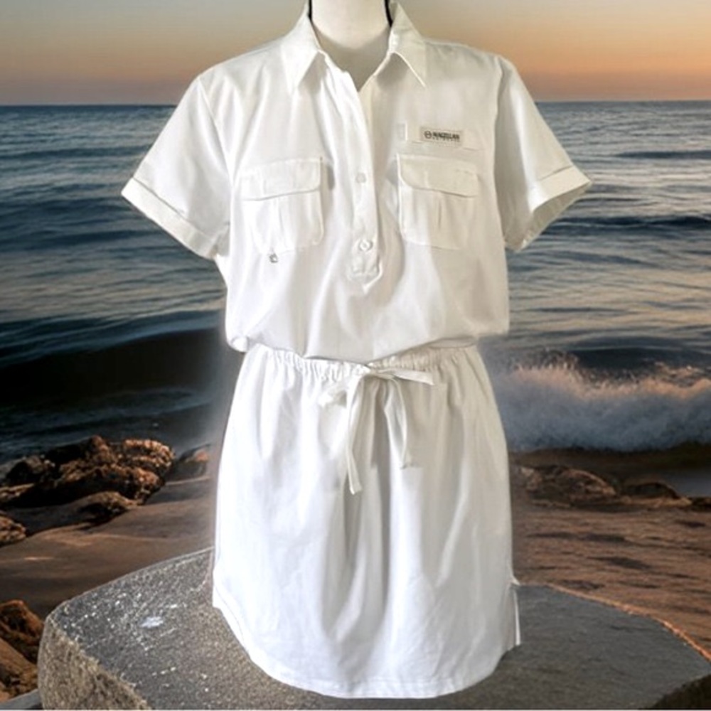 Magellan Outdoors White Shirt Dress